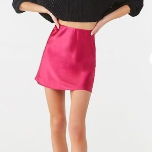 Magenta skirt